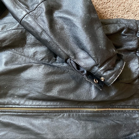 timothy daniels Jackets & Coats Vintage Leather Varsity Jacket Usa